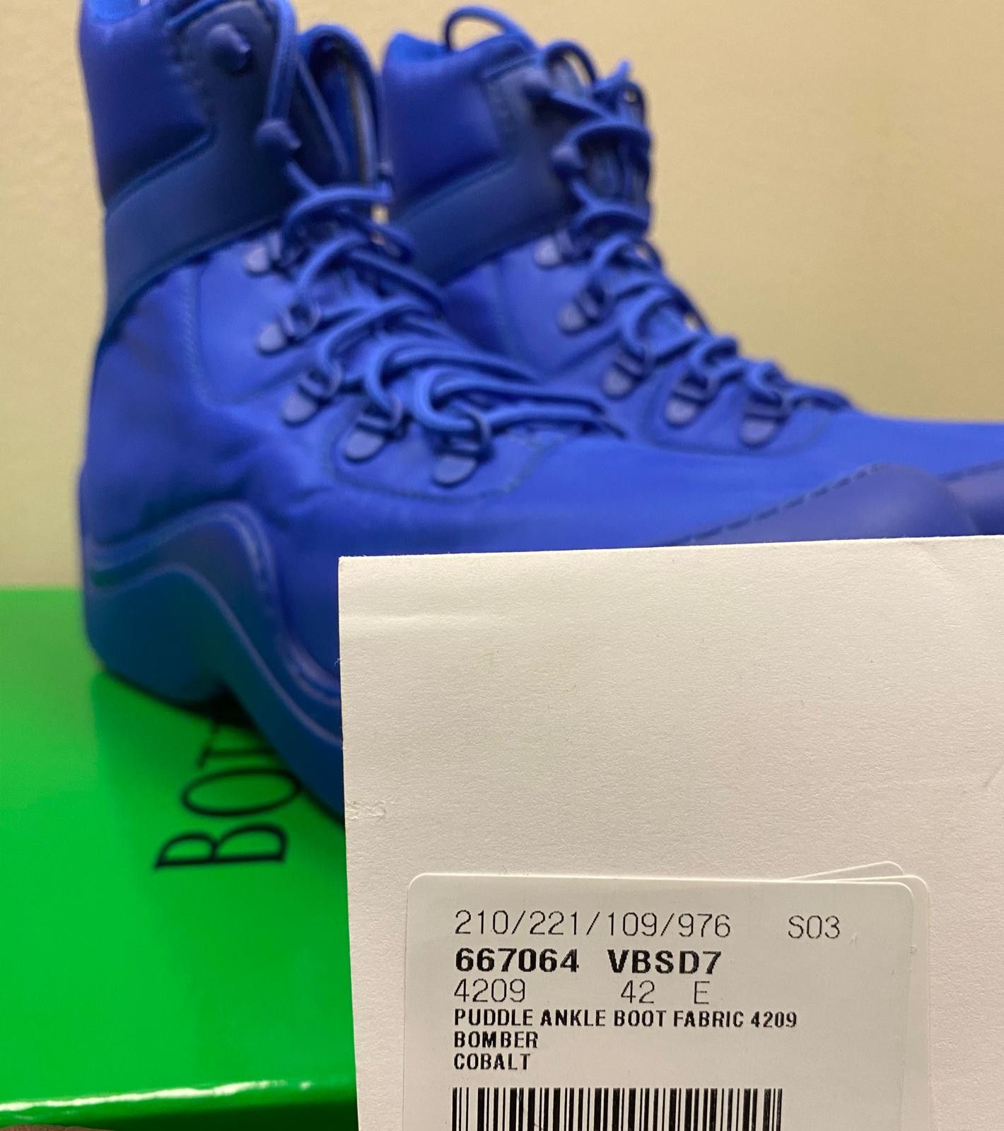 Bottega Veneta Q.3 / Puddle Bomber Ankle Boots in Cobalt Size US 9 / EU 42 - 12 Thumbnail