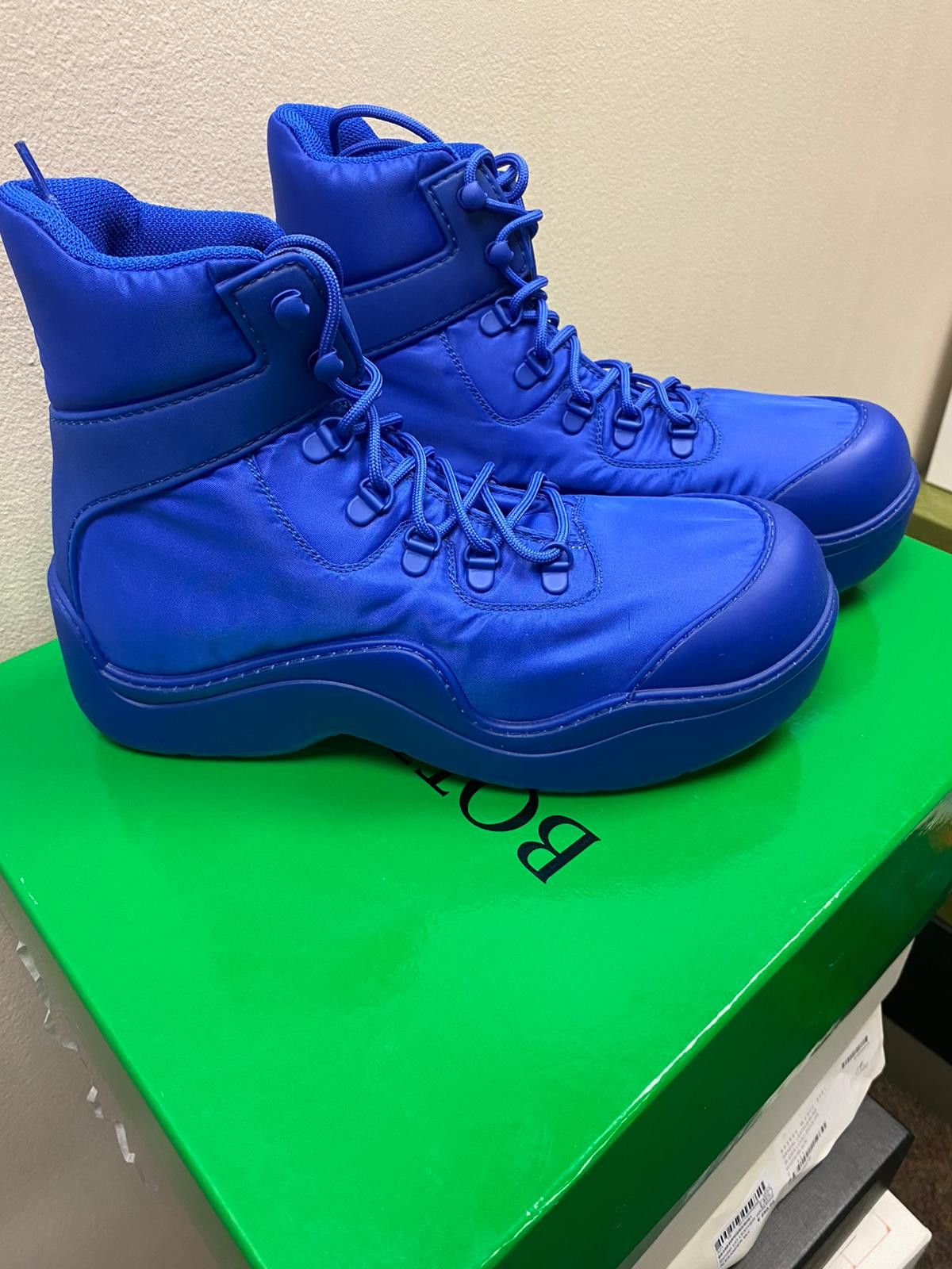 Bottega Veneta Q.3 / Puddle Bomber Ankle Boots in Cobalt Size US 9 / EU 42 - 9 Thumbnail