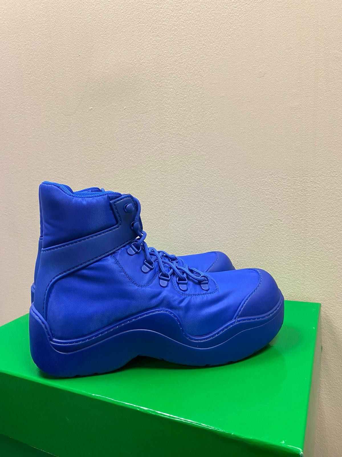Bottega Veneta Q.3 / Puddle Bomber Ankle Boots in Cobalt Size US 9 / EU 42 - 4 Thumbnail