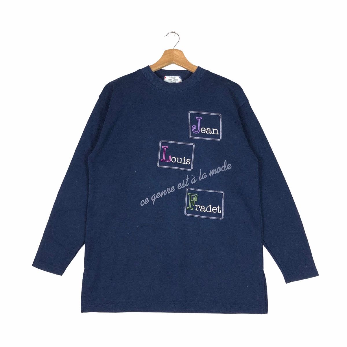 Vintage VINTAGE JEAN LOIUS FRADET SWEATSHIRT Size US L / EU 52-54 / 3 - 1 Thumbnail