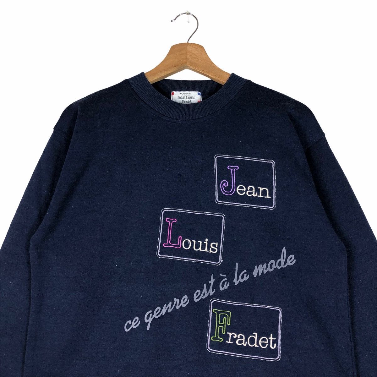 Vintage VINTAGE JEAN LOIUS FRADET SWEATSHIRT Size US L / EU 52-54 / 3 - 2 Thumbnail