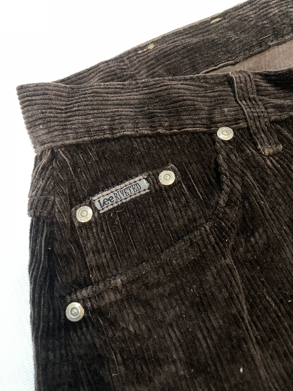 Lee × Vintage Vintage Lee Riveted Corduroy Pant Size US 31 - 3 Thumbnail