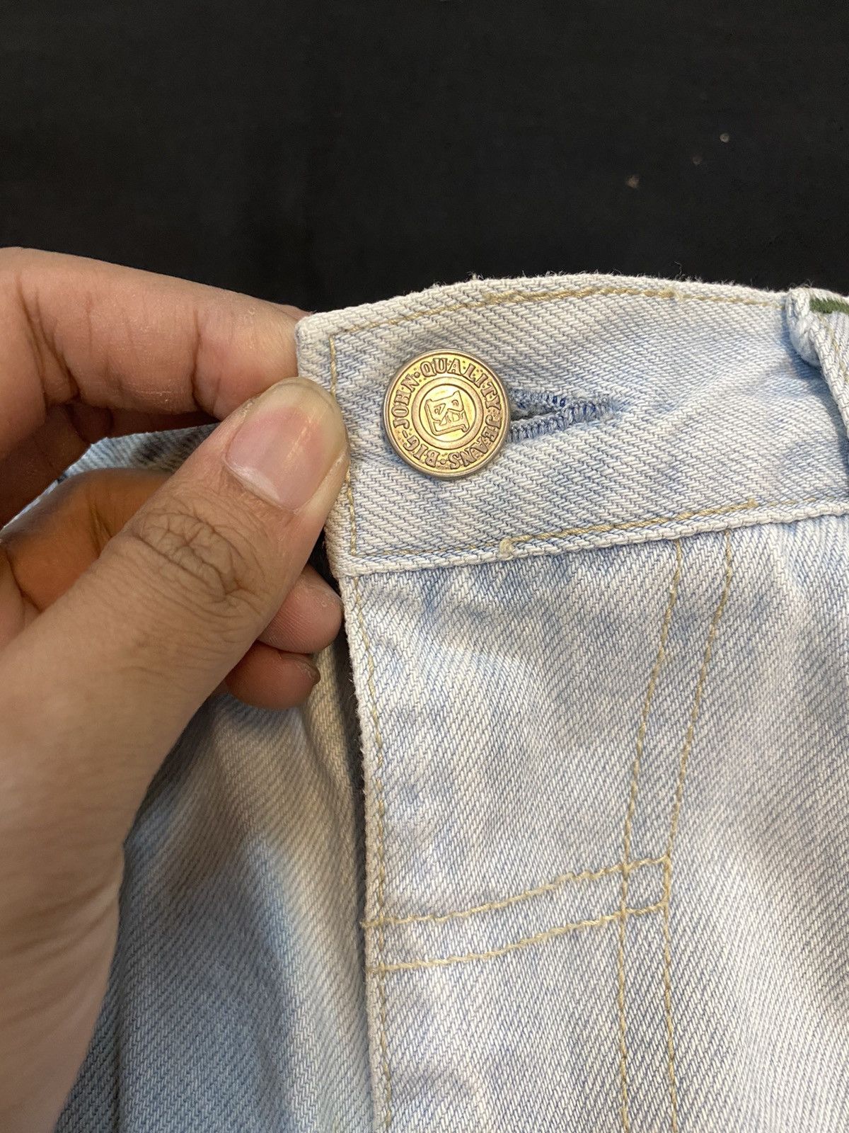 Big John × Japanese Brand × Vintage Vintage Big John Light Denim Jeans Size US 30 / EU 46 - 6 Thumbnail