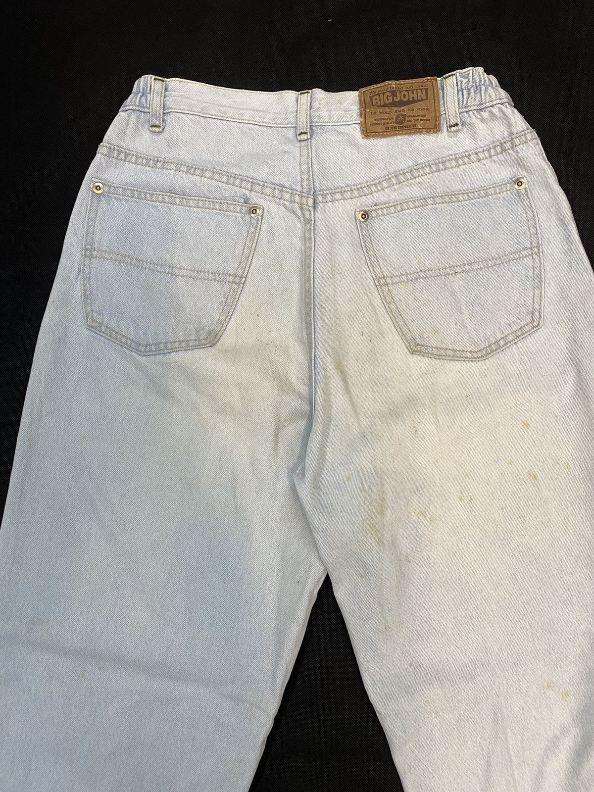 Big John × Japanese Brand × Vintage Vintage Big John Light Denim Jeans Size US 30 / EU 46 - 9 Thumbnail