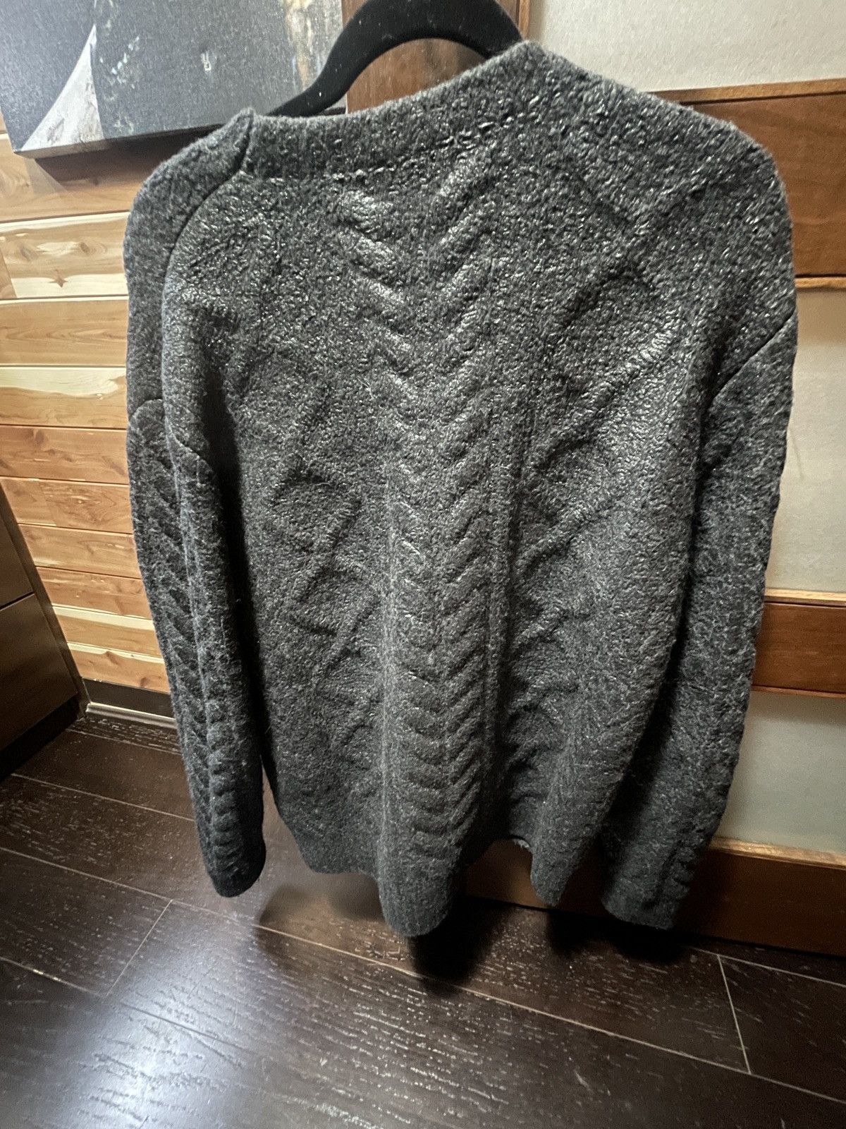 Dsquared2 Dsquared2 Black / Dark Grey Coated Sweater Size US L / EU 52-54 / 3 - 1 Thumbnail