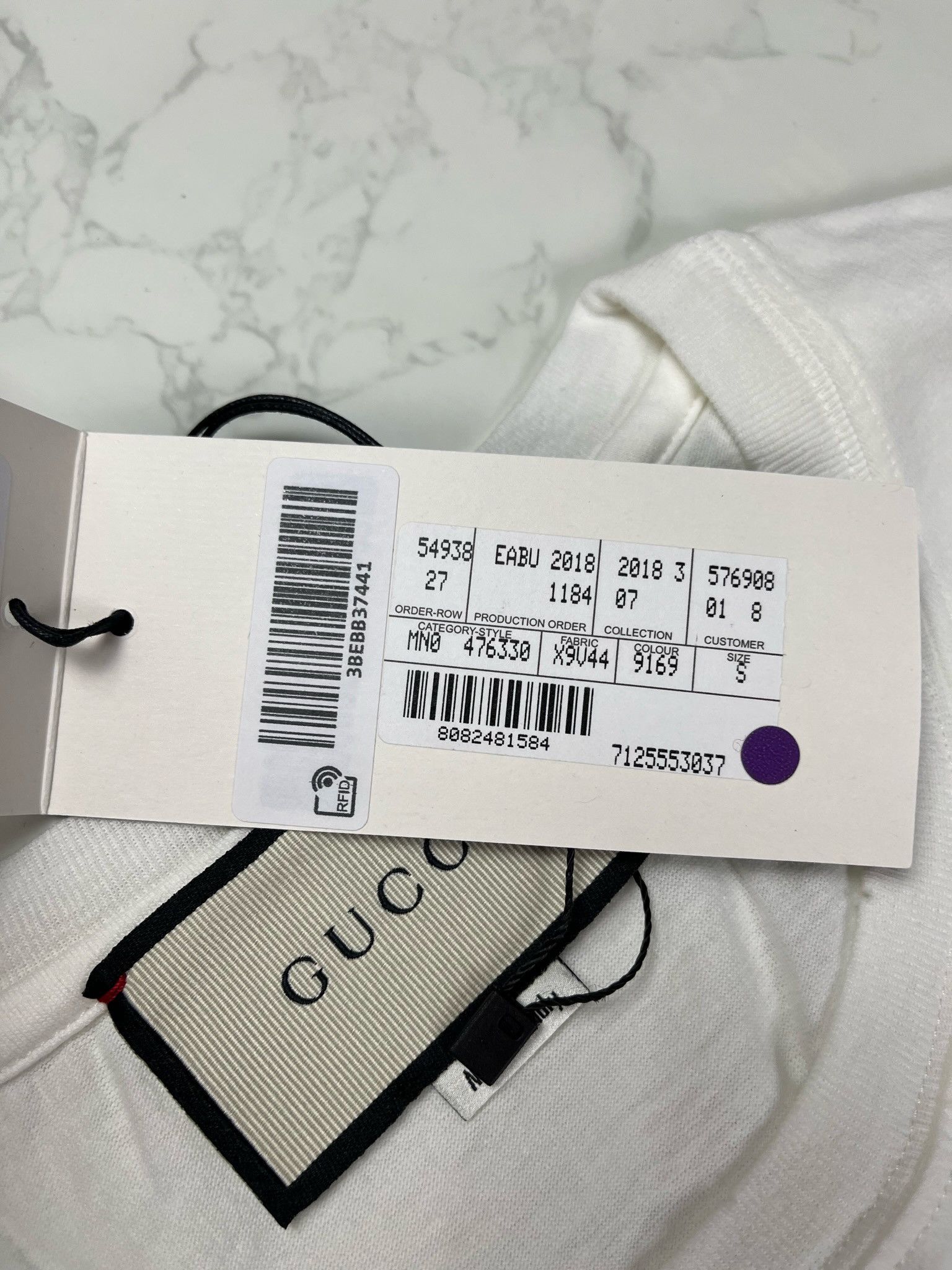 Gucci 🔥60% OFF🔥 Gucci Classic Double G Logo Belt Pattern LS Tee Size US S / EU 44-46 / 1 - 11 Thumbnail