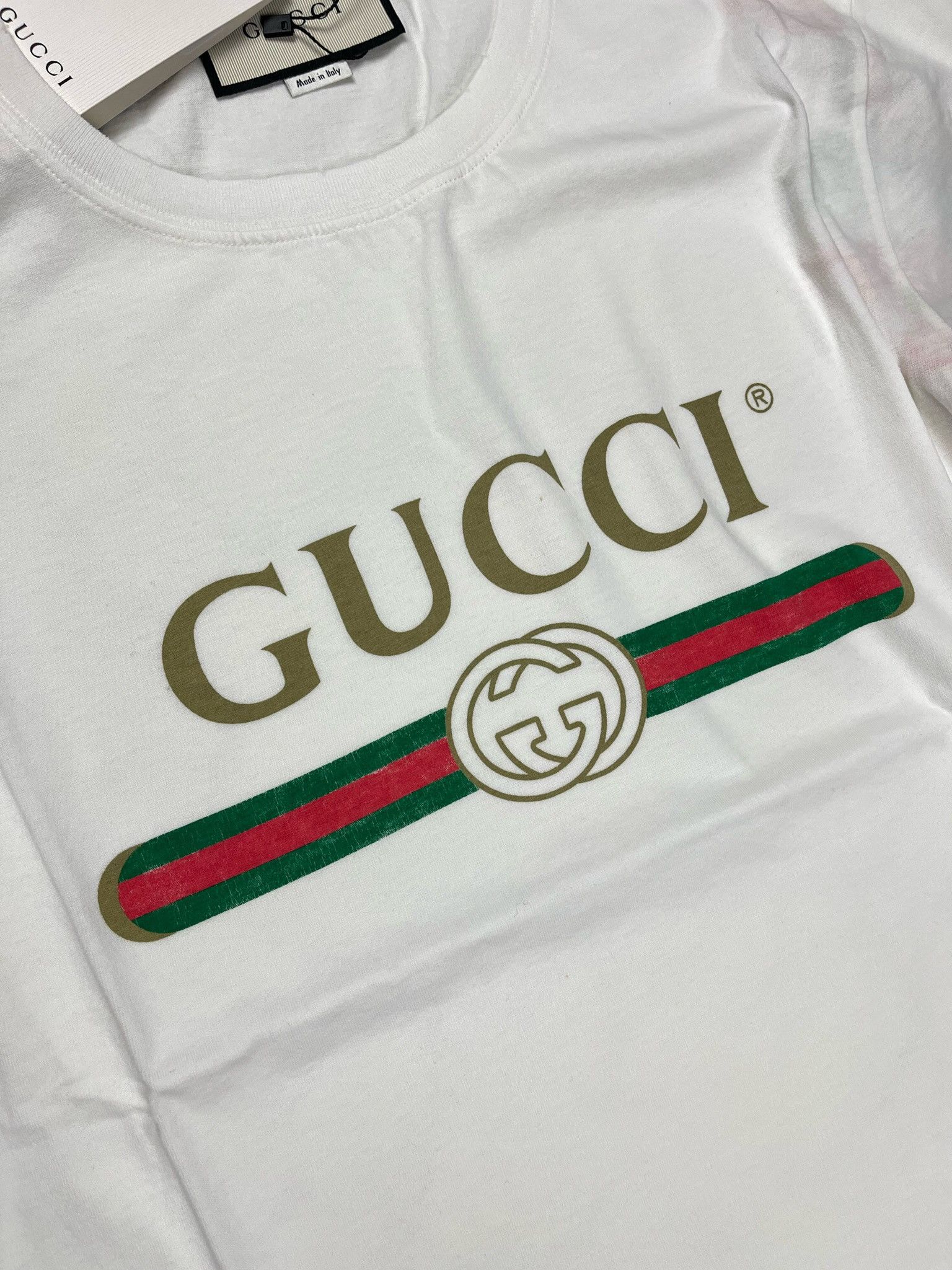 Gucci 🔥60% OFF🔥 Gucci Classic Double G Logo Belt Pattern LS Tee Size US S / EU 44-46 / 1 - 9 Thumbnail
