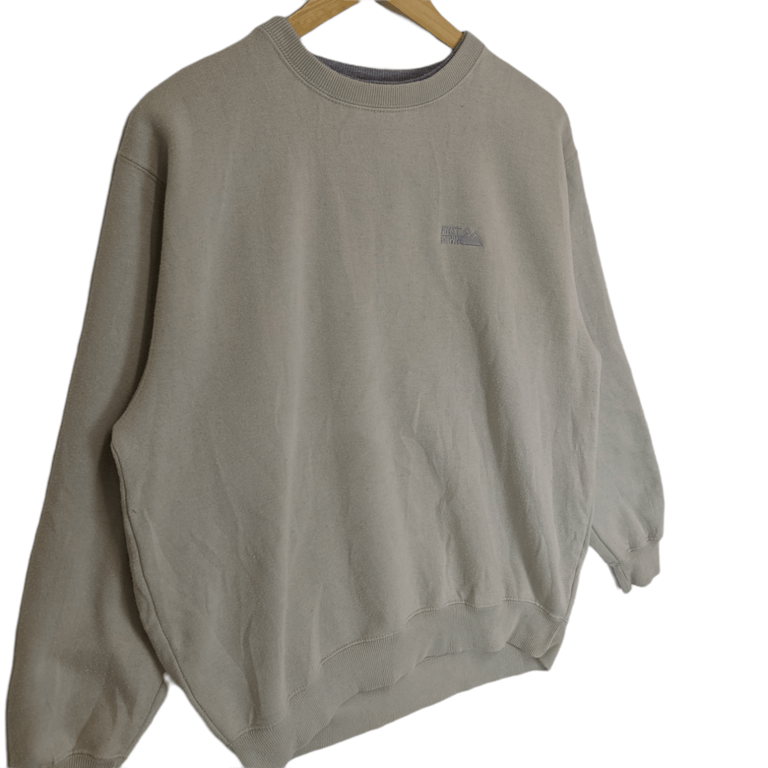 Japanese Brand FIRST DOWN Plain Sportswear Jumper Sweatshirt Size US L / EU 52-54 / 3 - 3 Thumbnail