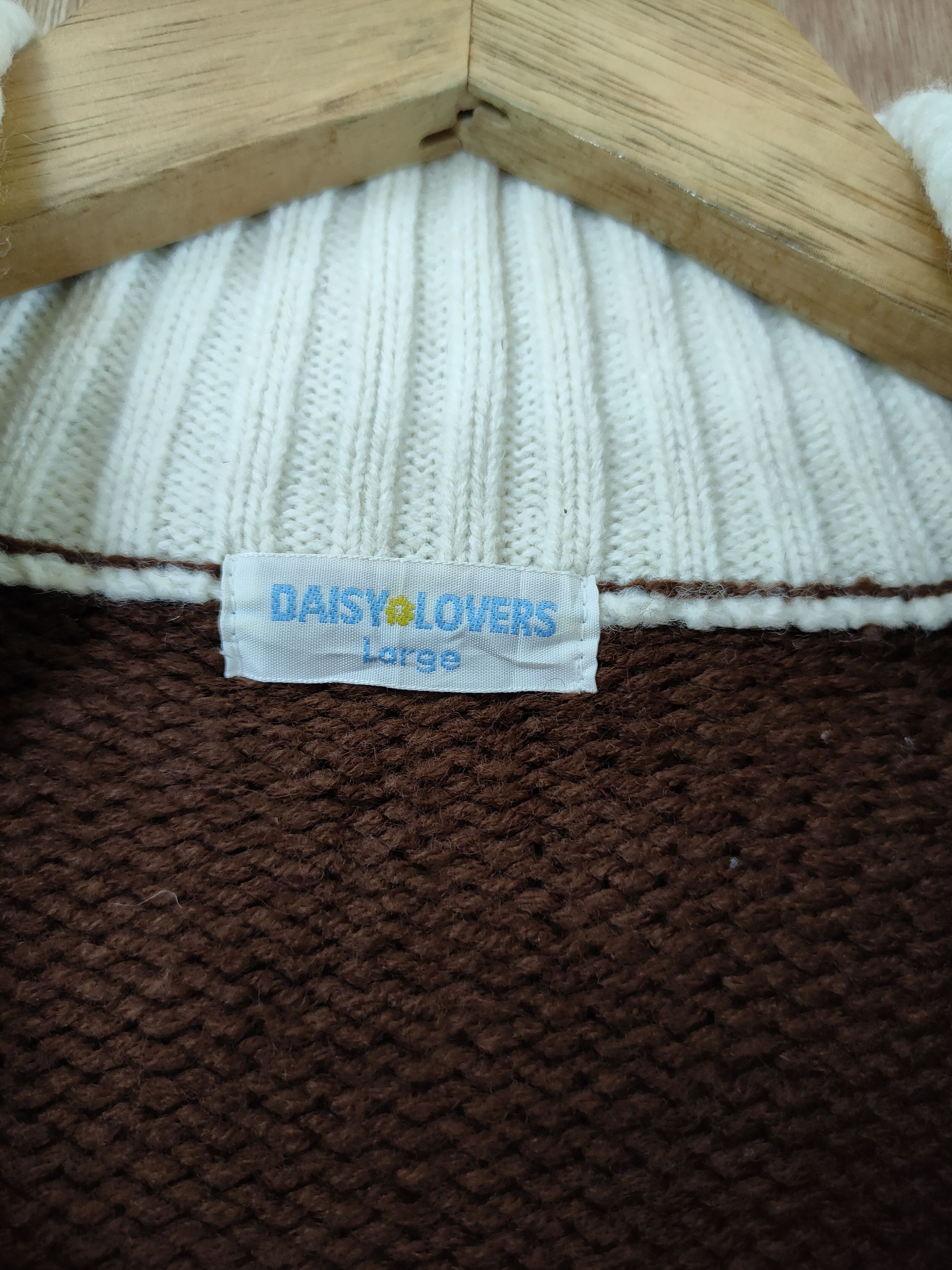 Homespun Knitwear Daisy Lovers knitwear sweater japan #46-657 Size M / US 6-8 / IT 42-44 - 6 Thumbnail