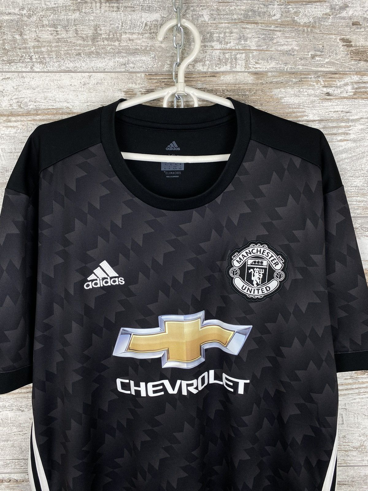 Adidas Mens Vintage Adidas FC Manchester United T Shirt jersey tee Size US XL / EU 56 / 4 - 2 Thumbnail