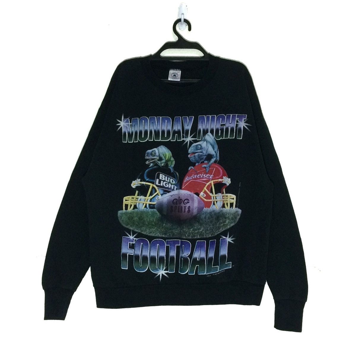 Budweiser Bud Frog Abc Sports MONDAY NIGHT american Football Red Sun Size US L / EU 52-54 / 3 - 1 Thumbnail