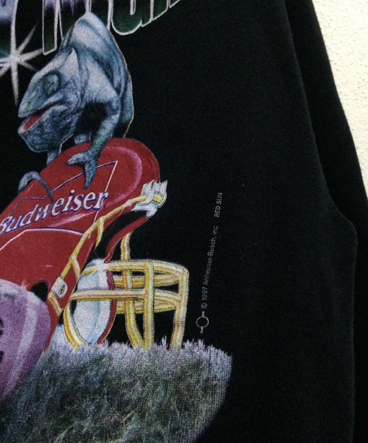 Budweiser Bud Frog Abc Sports MONDAY NIGHT american Football Red Sun Size US L / EU 52-54 / 3 - 3 Thumbnail