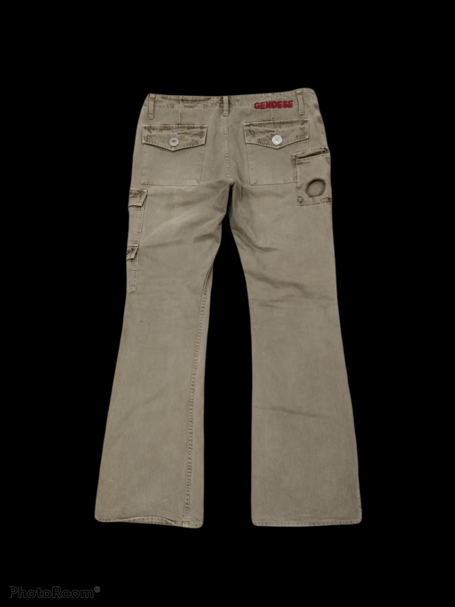 Japanese Brand FLARE🔥GENOESE FADE TACTICAL CARGO PANTS Size US 33 - 3 Thumbnail