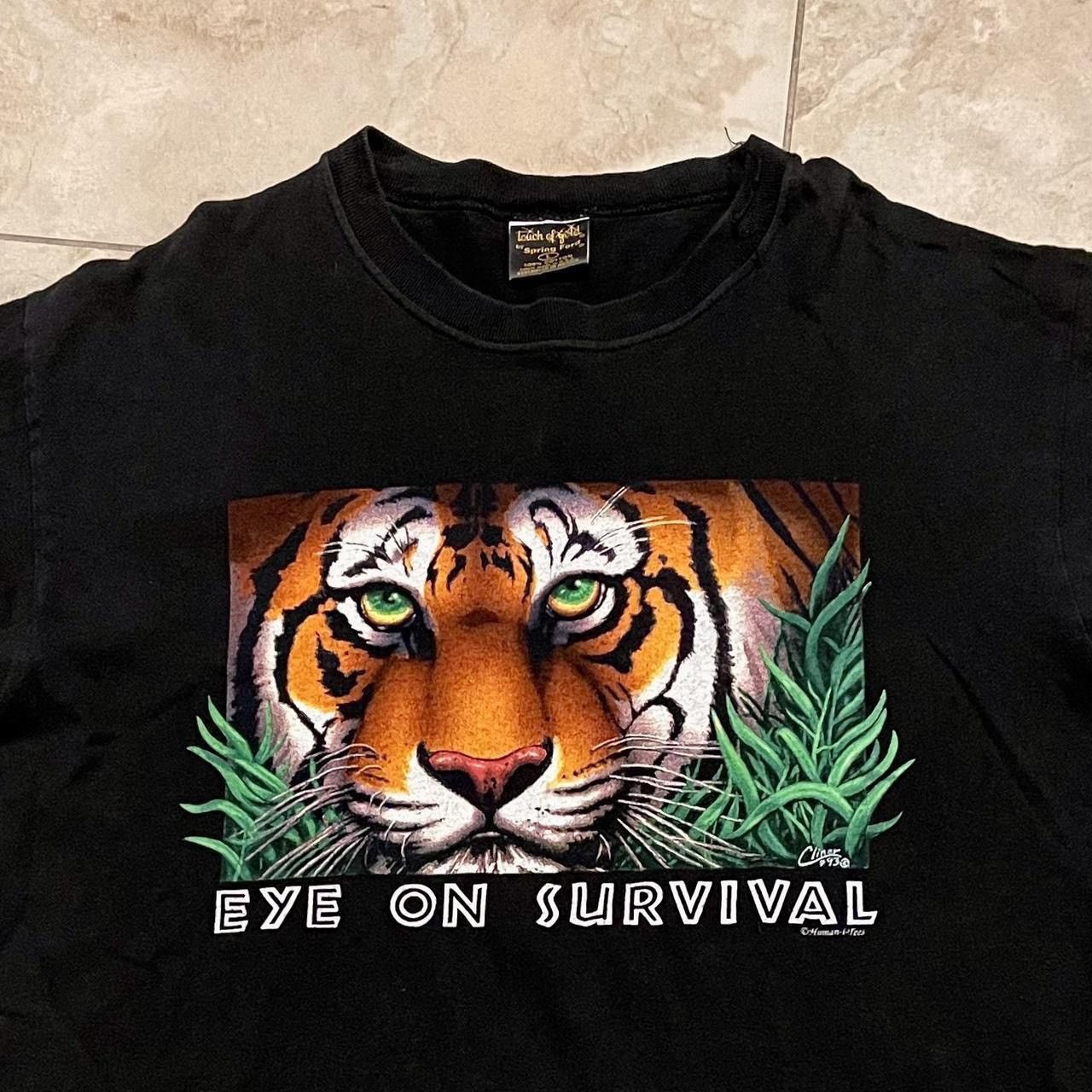 Vintage VINTAGE EYE ON SURVIVAL TEE! Size US L / EU 52-54 / 3 - 3 Thumbnail