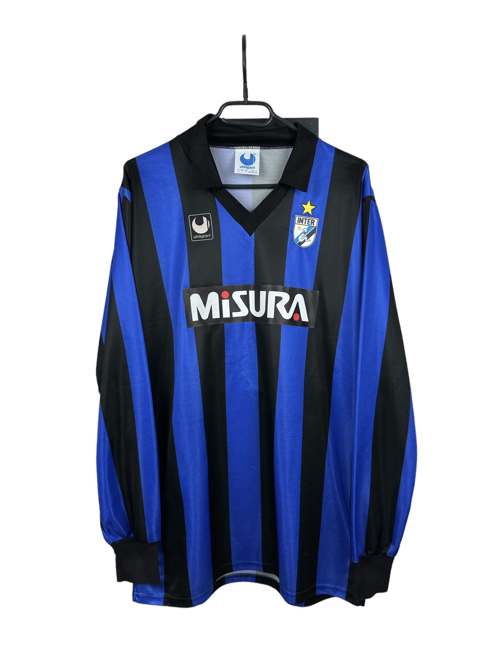 Vintage Internazionale Home football shirt 1988 Soccer Jersey Rare Size US L / EU 52-54 / 3 - 1 Thumbnail