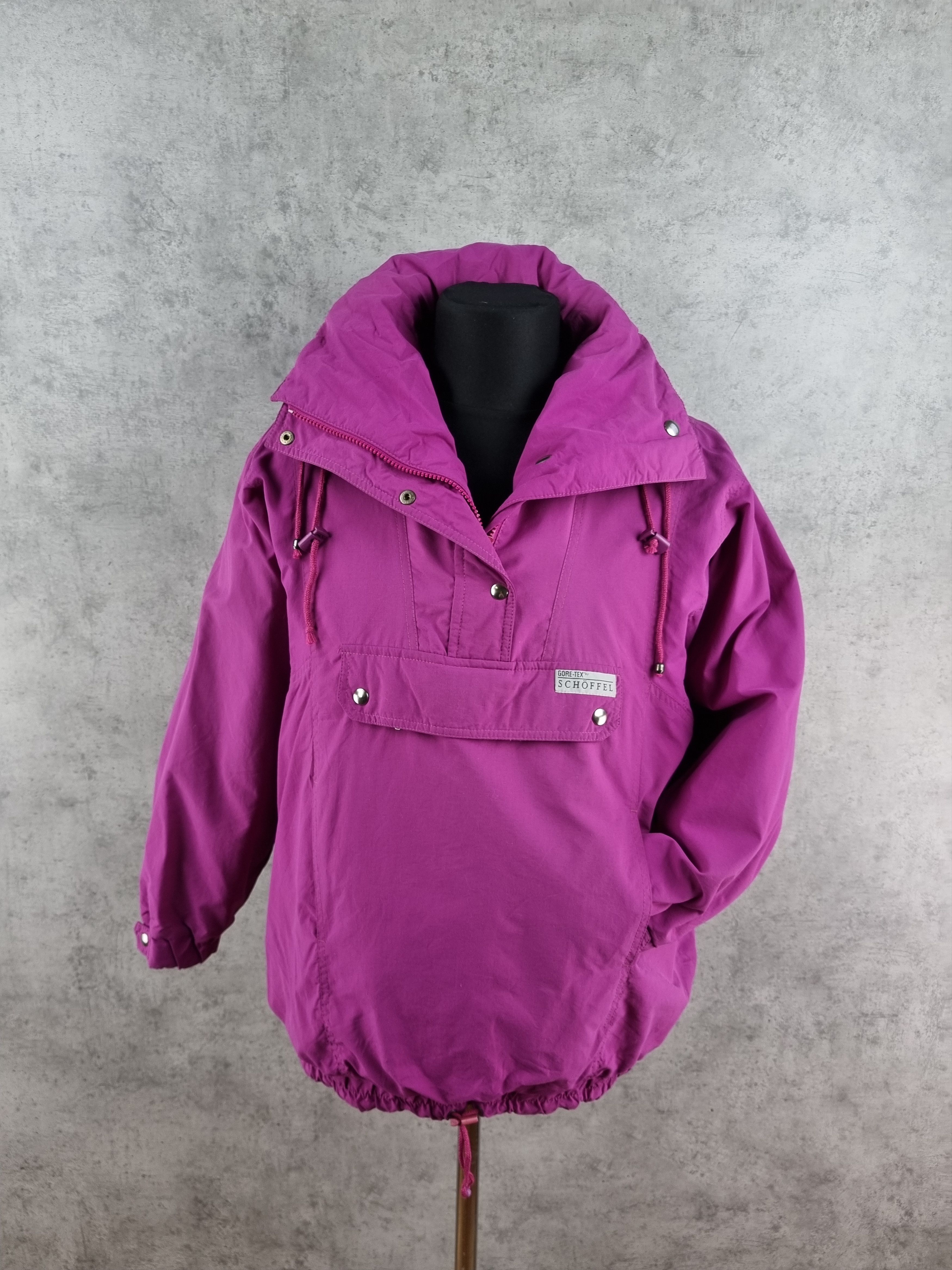image of German x Goretex 80's Schoffel Goretex Amazing Color Anorak Skidoo in Pink, Men's (Size Medium)