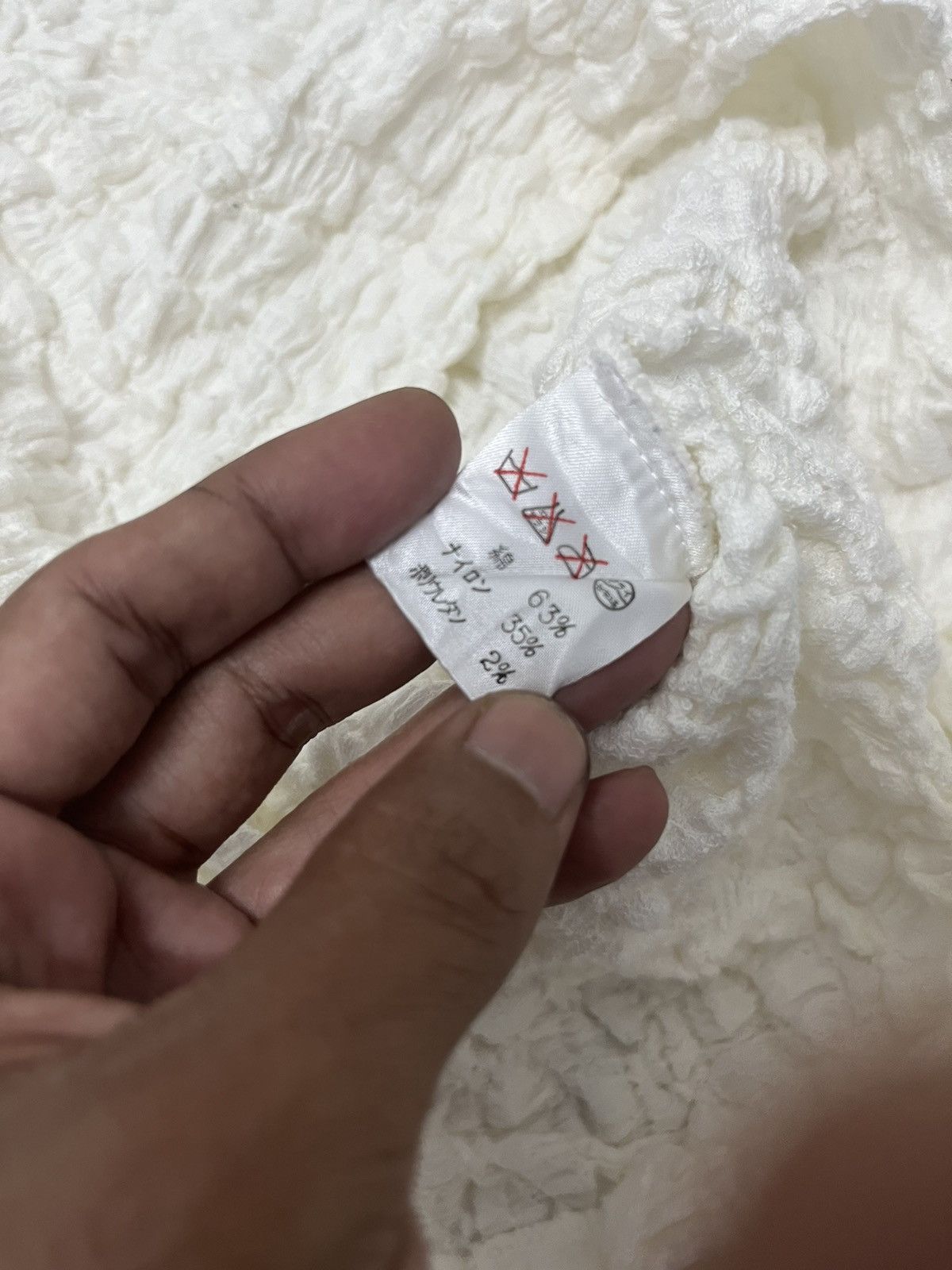 Issey Miyake Issey Miyake Plantation Wrinkle Shirt Size M / US 6-8 / IT 42-44 - 4 Thumbnail