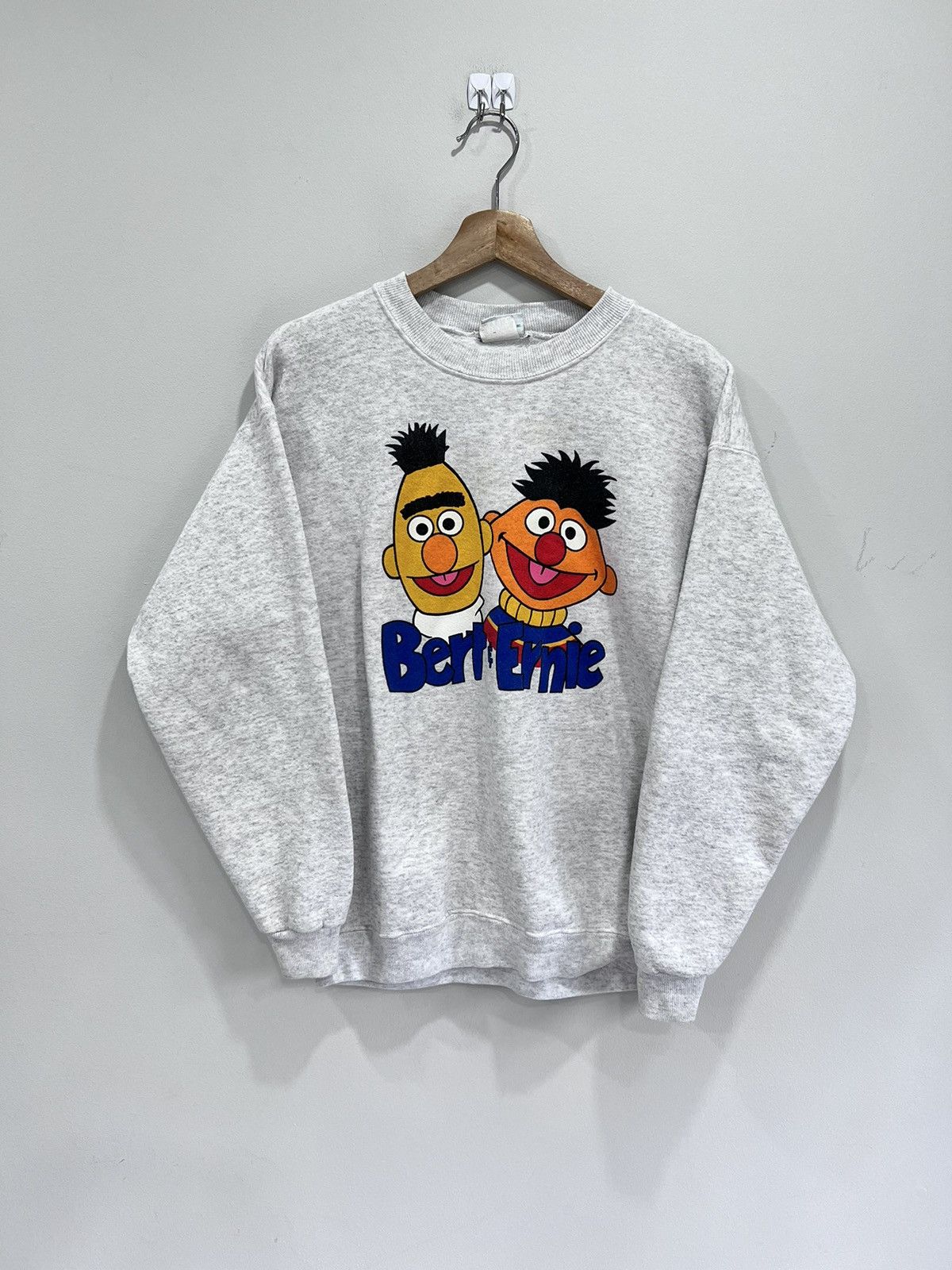 Vintage 90s Ertl Toys Sweater Grau L
