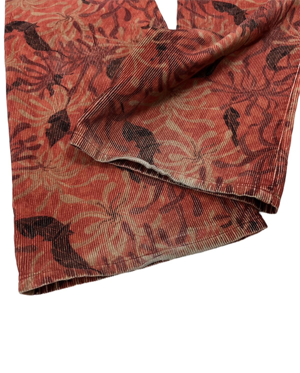 Japanese Brand Mash Mania Corduroy Floral Design Pants Made in Japan Size US 29 - 7 Thumbnail