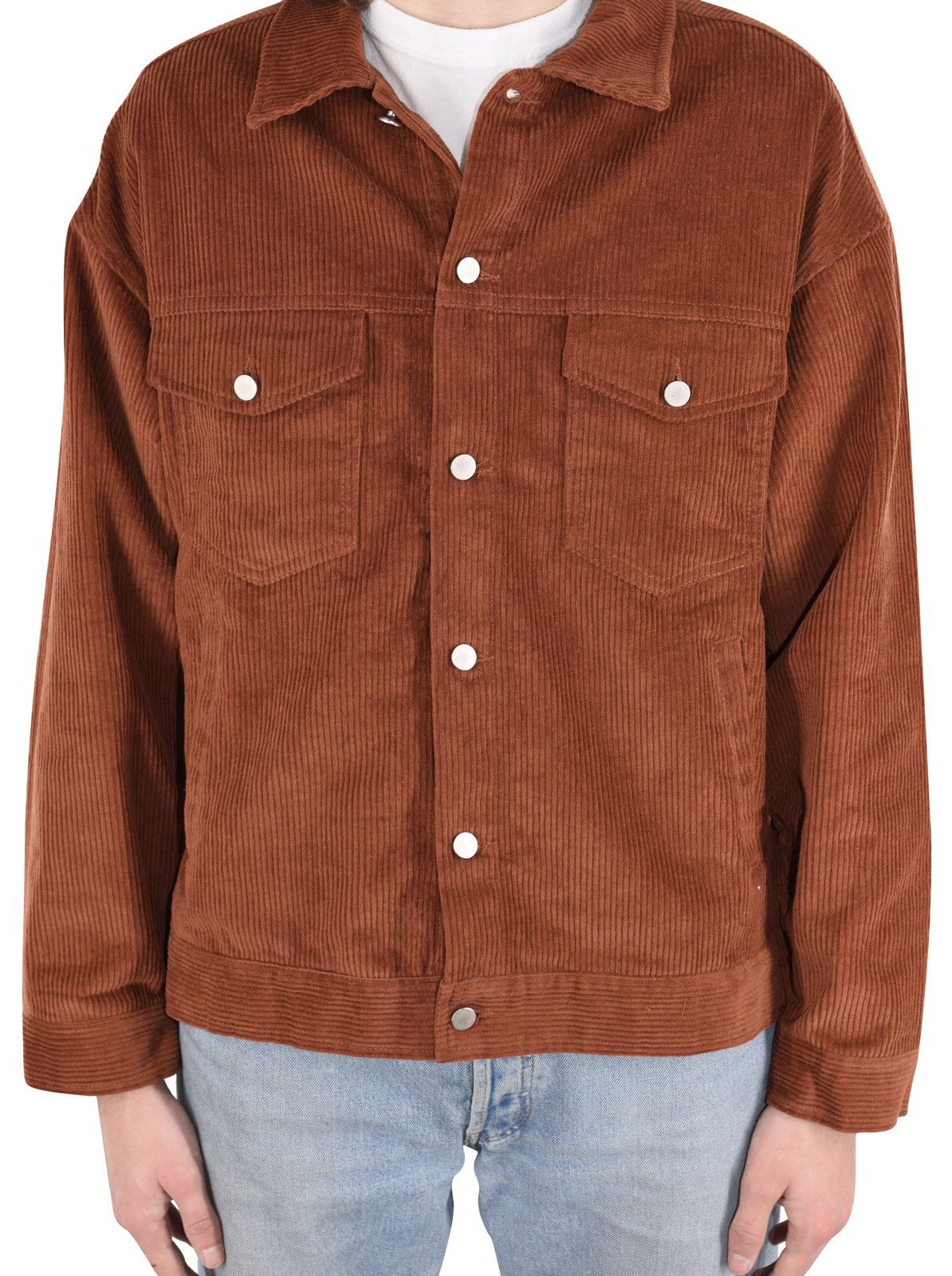 Vintage Corduroy Jacket Burnt Orange Size US XS / EU 42 / 0 - 2 Thumbnail