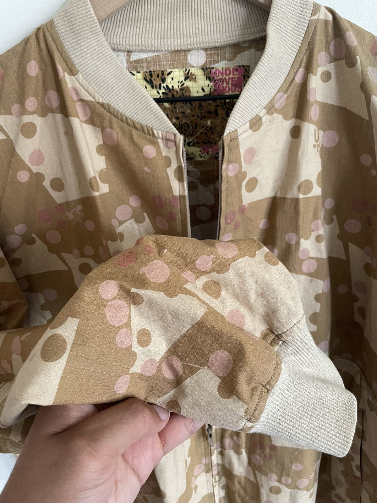 Jun Takahashi Undercover 2000SS Camo Ripstop Bomber Jacket Size US L / EU 52-54 / 3 - 6 Thumbnail