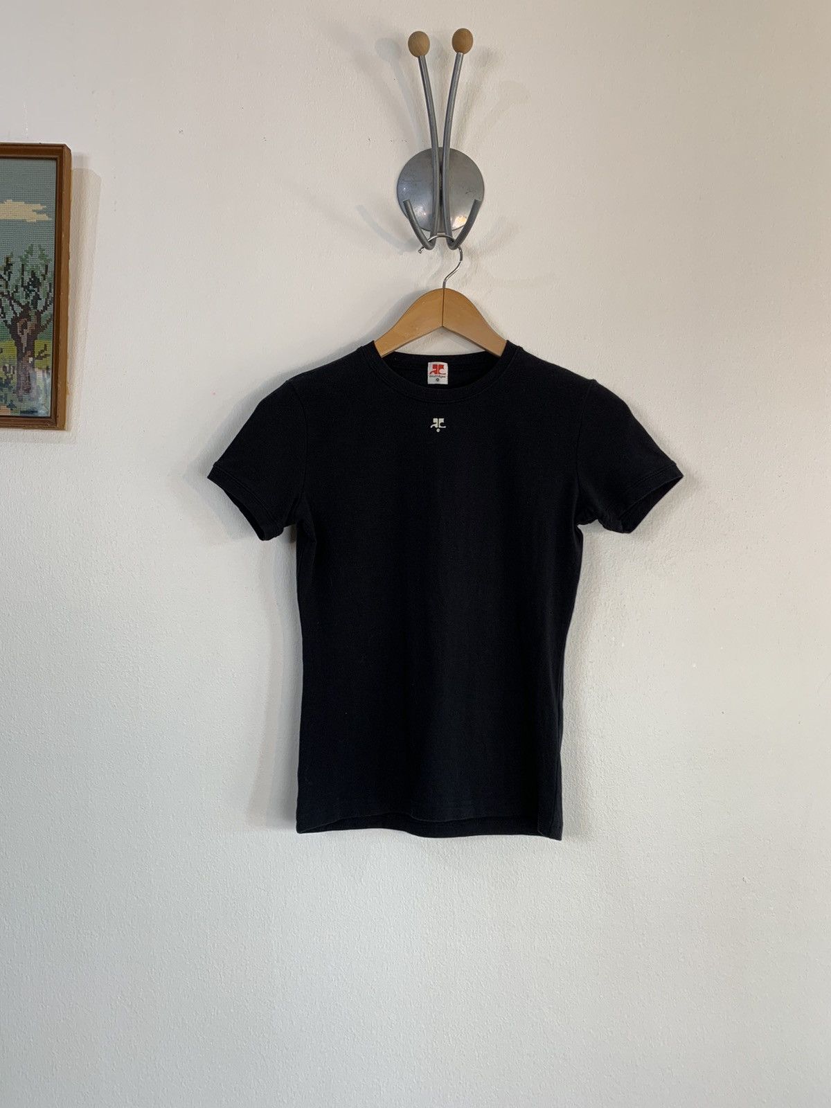 Courreges Courreges Logo T-Shirt. Size M / US 6-8 / IT 42-44 - 13 Thumbnail