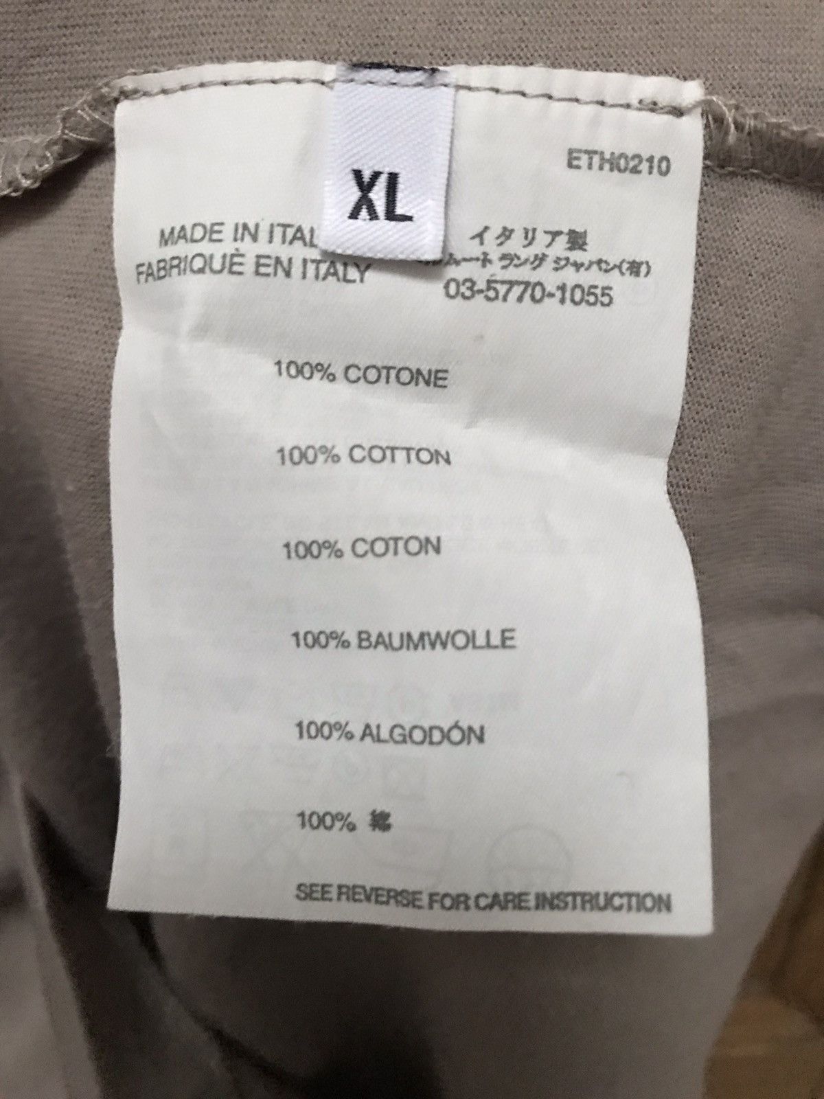 Helmut Lang × Vintage Vintage Helmut Lang T-Shirt Size US XL / EU 56 / 4 - 4 Thumbnail