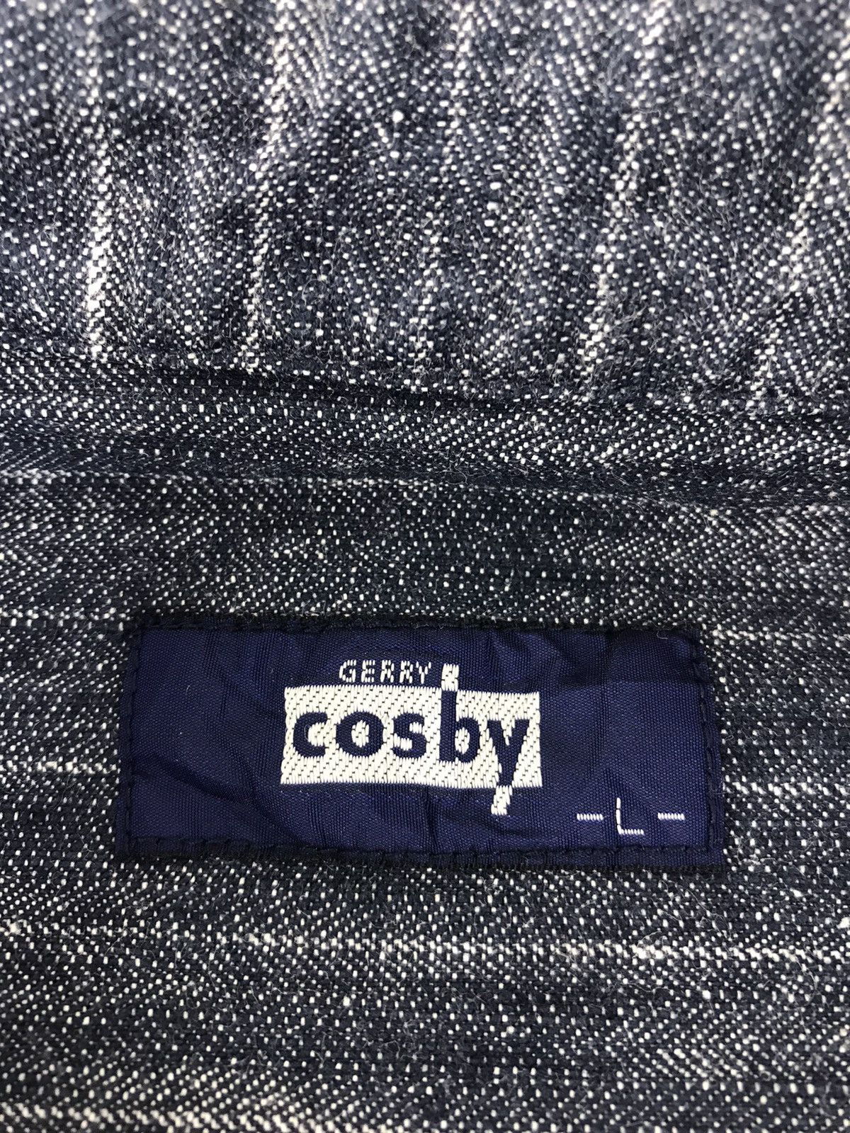 Japanese Brand Vtg Denim Gerry Cosby Striped Zipper Design Size US L / EU 52-54 / 3 - 9 Thumbnail