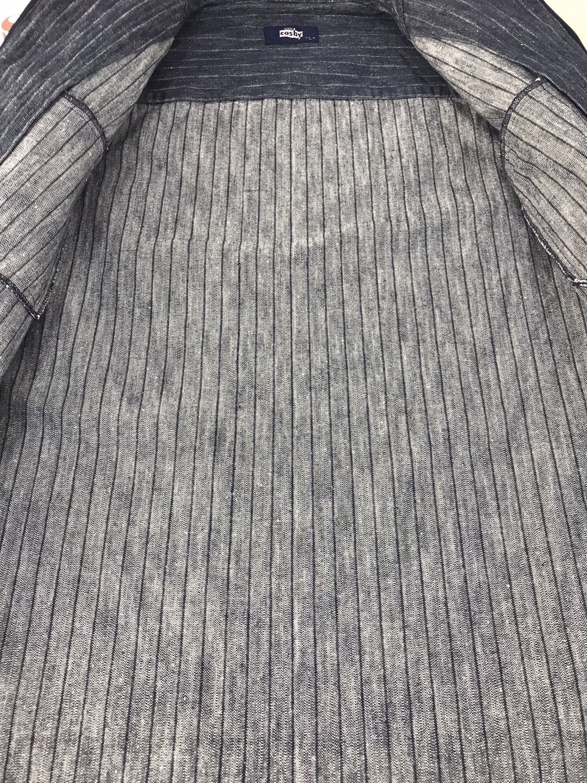 Japanese Brand Vtg Denim Gerry Cosby Striped Zipper Design Size US L / EU 52-54 / 3 - 8 Thumbnail