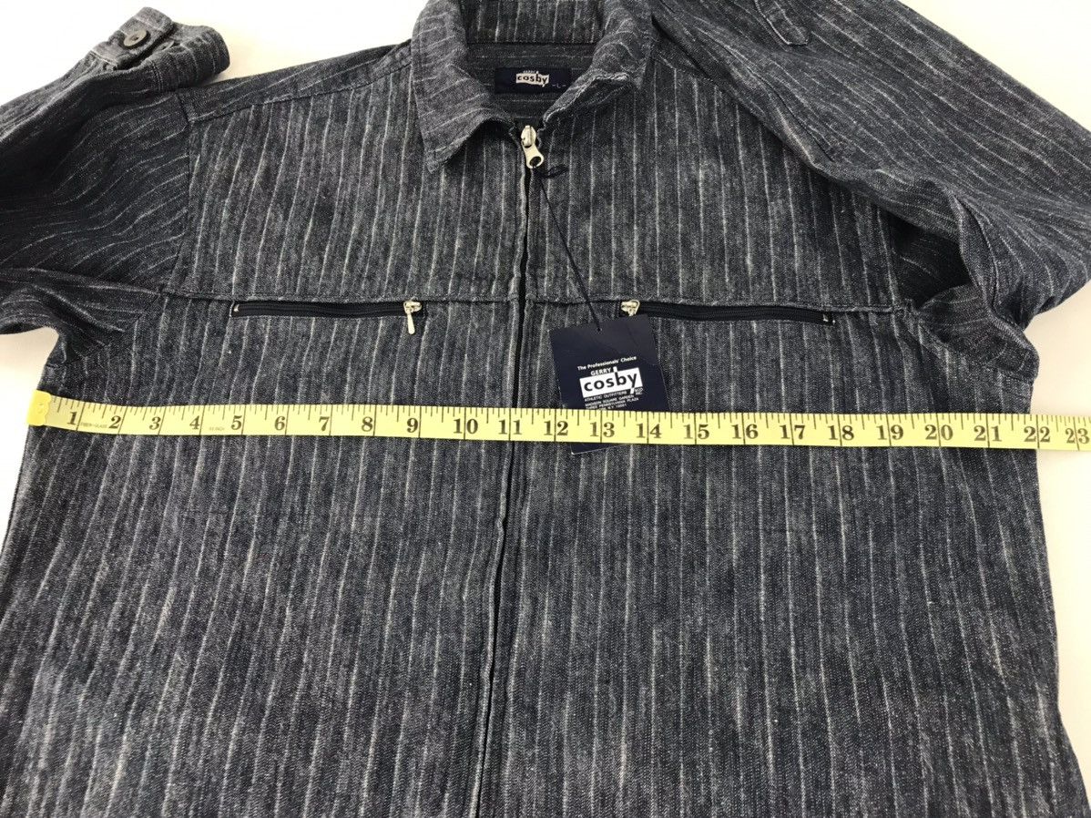 Japanese Brand Vtg Denim Gerry Cosby Striped Zipper Design Size US L / EU 52-54 / 3 - 12 Thumbnail