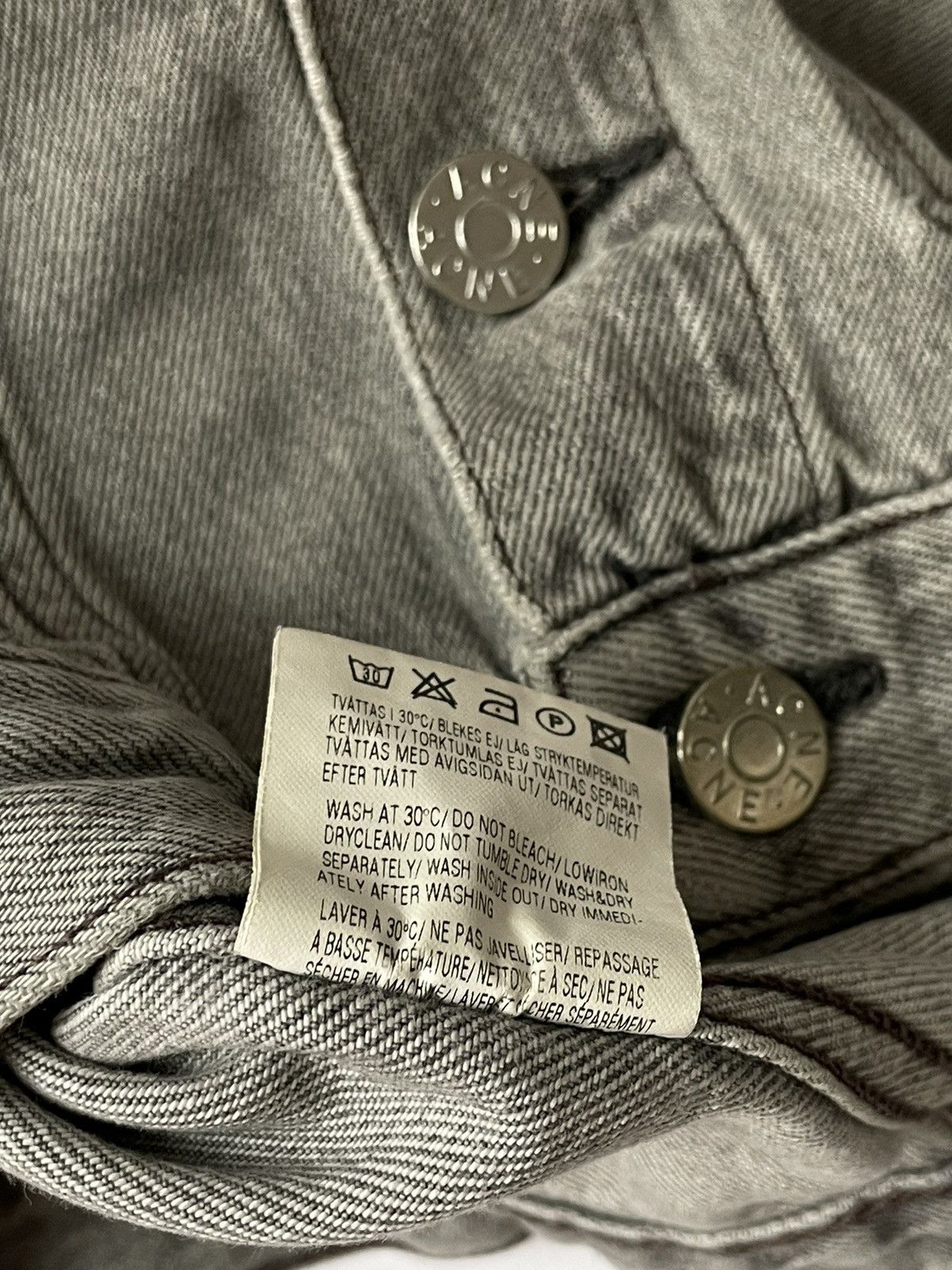 Acne Studios Acne Studios grey denim jacket Size XS / US 0-2 / IT 36-38 - 11 Thumbnail