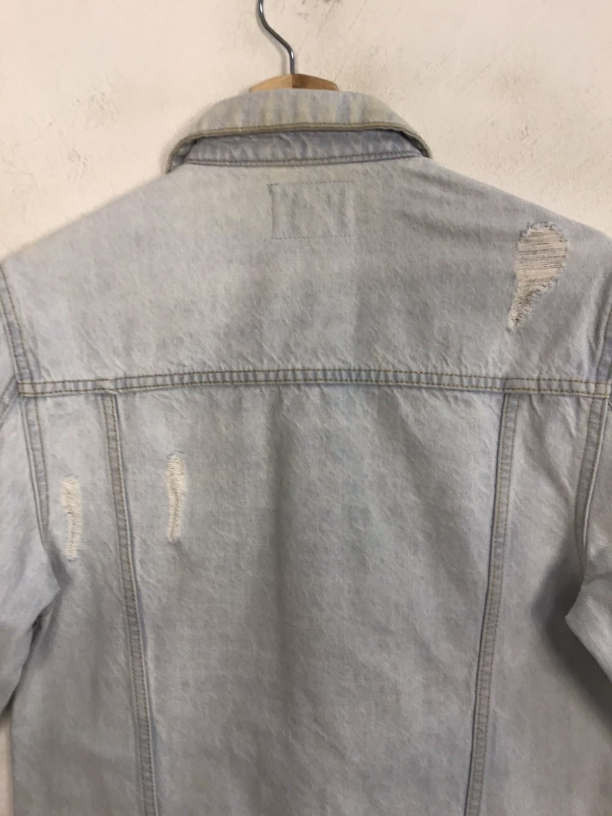 Japanese Brand Primark Jacket Jeans Button Up Distressed Design Size US S / EU 44-46 / 1 - 10 Thumbnail