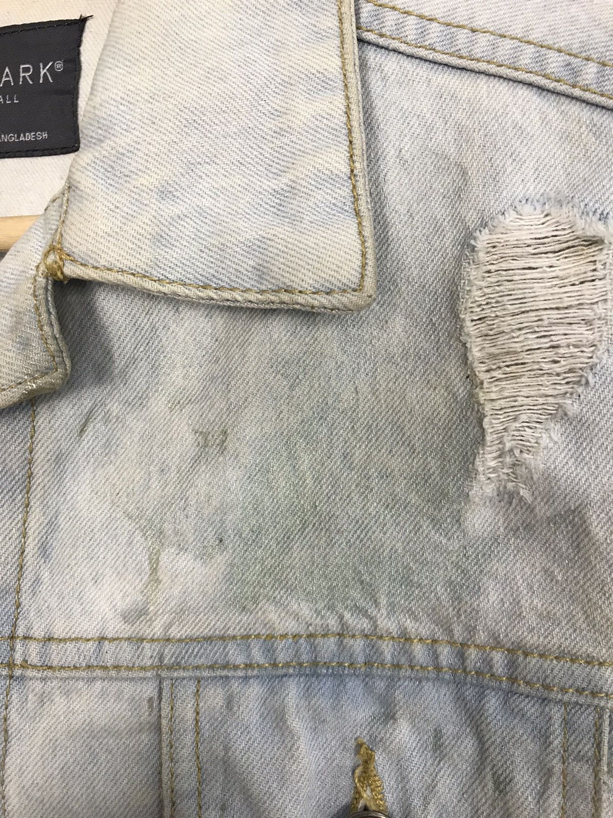 Japanese Brand Primark Jacket Jeans Button Up Distressed Design Size US S / EU 44-46 / 1 - 7 Thumbnail