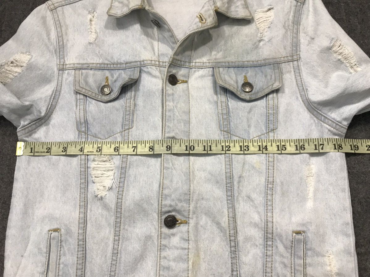 Japanese Brand Primark Jacket Jeans Button Up Distressed Design Size US S / EU 44-46 / 1 - 17 Thumbnail