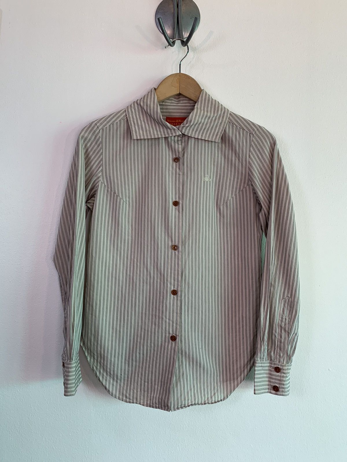 image of Vivienne Westwood Red Label Shirt in Grey, Women's (Size XS)