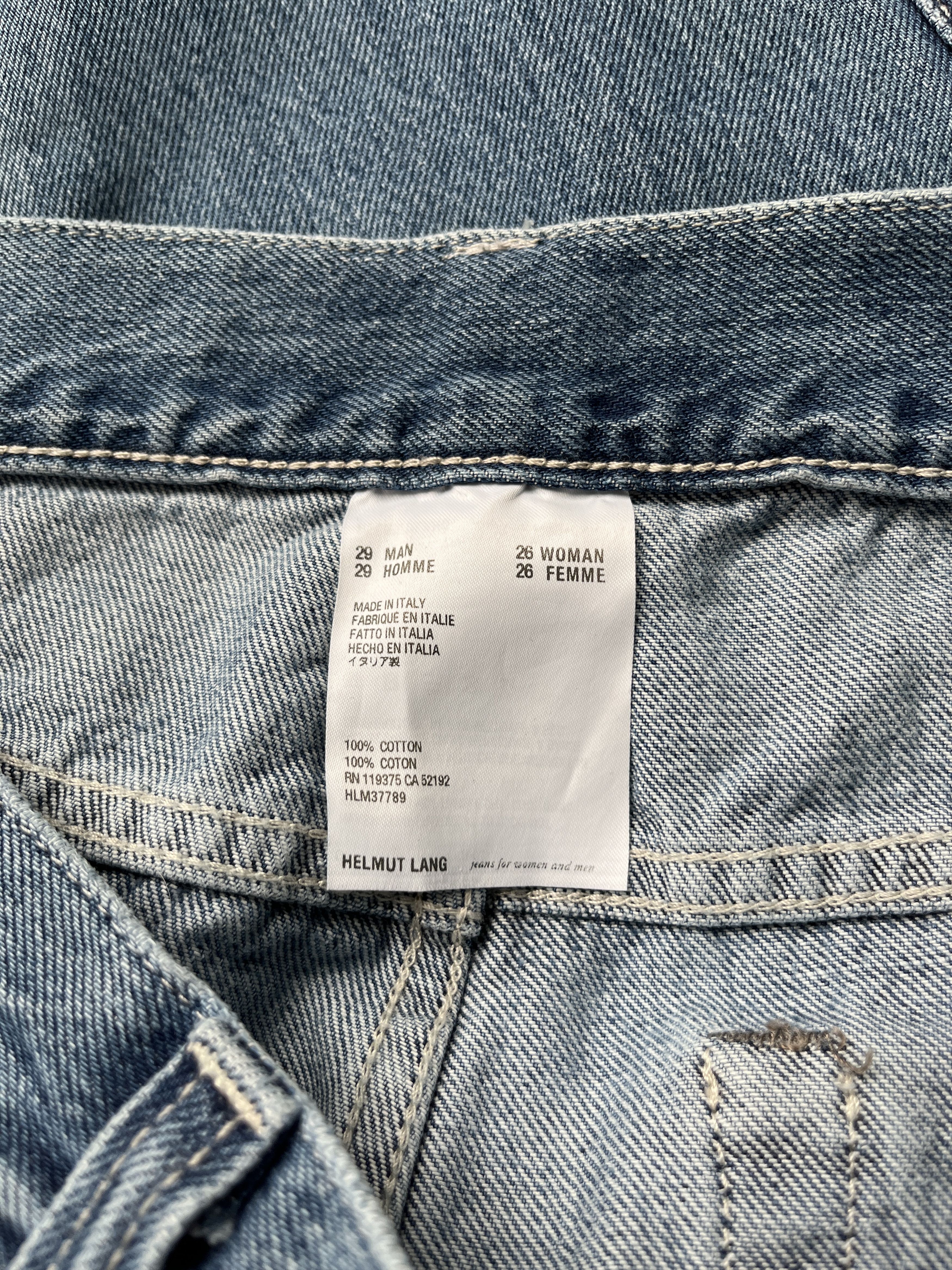 Helmut Lang ⚡️QUICK SALE⚡️2018 Helmut Lang Masc Lo Utility Blue Jeans Size US 29 - 3 Thumbnail