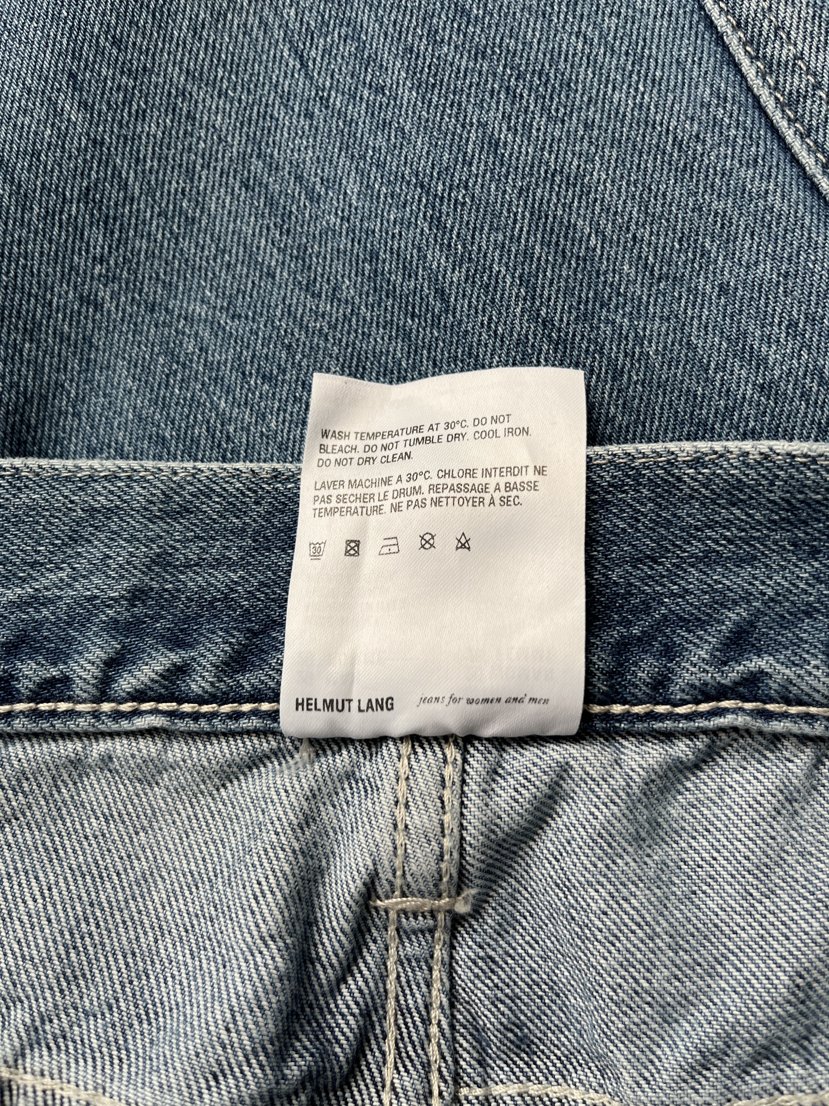 Helmut Lang ⚡️QUICK SALE⚡️2018 Helmut Lang Masc Lo Utility Blue Jeans Size US 29 - 4 Thumbnail
