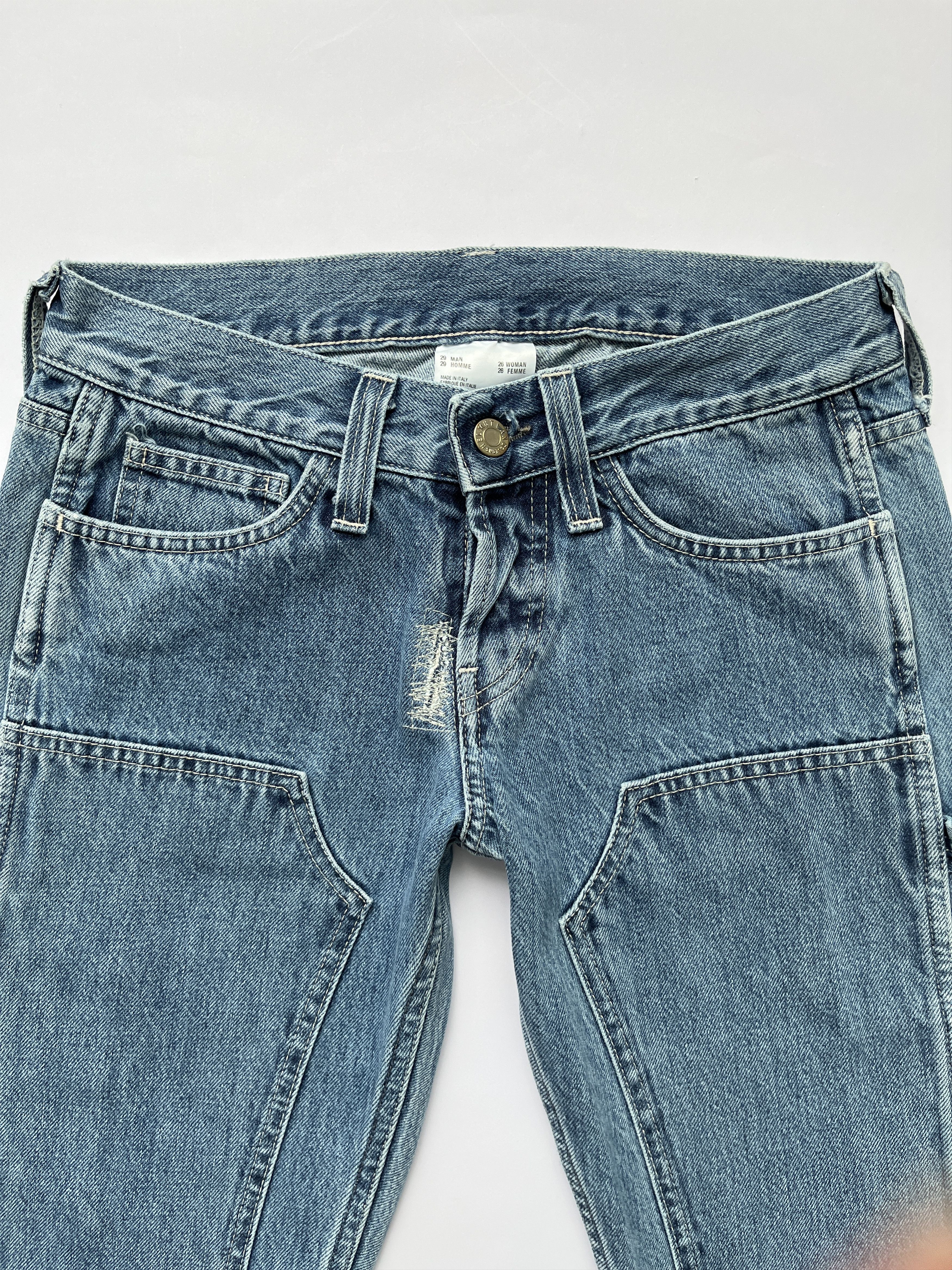 Helmut Lang ⚡️QUICK SALE⚡️2018 Helmut Lang Masc Lo Utility Blue Jeans Size US 29 - 5 Thumbnail