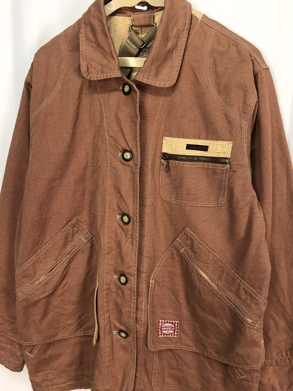 Japanese Brand × Vintage Vintage workwear button up jacket by pao-de-lo Size US L / EU 52-54 / 3 - 3 Thumbnail