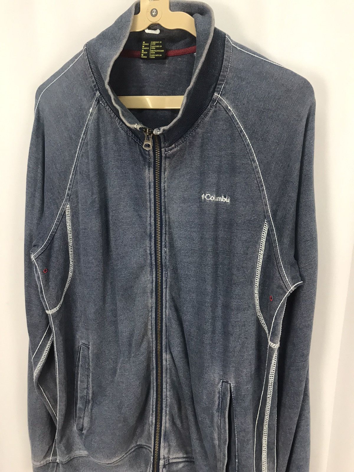 Columbia Colombia distressed zipper sweater Size US M / EU 48-50 / 2 - 3 Thumbnail