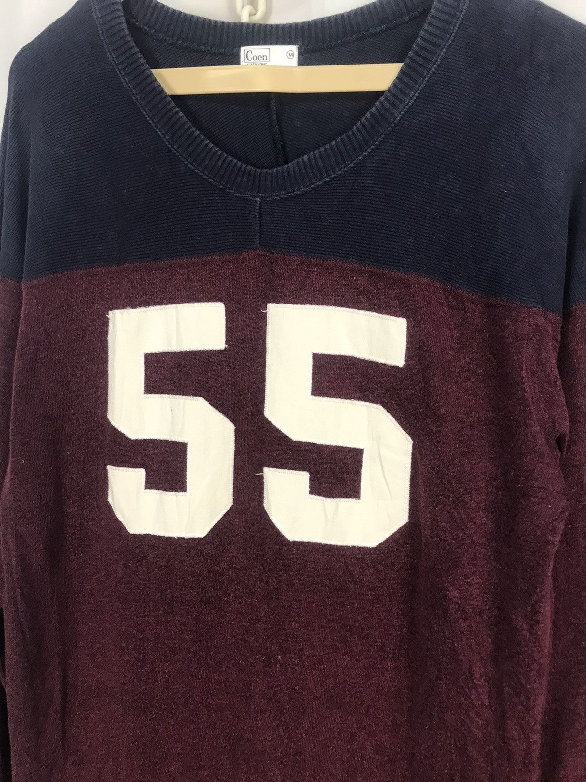 Japanese Brand Coen embroidered 55 sweatshirt Size US M / EU 48-50 / 2 - 5 Thumbnail