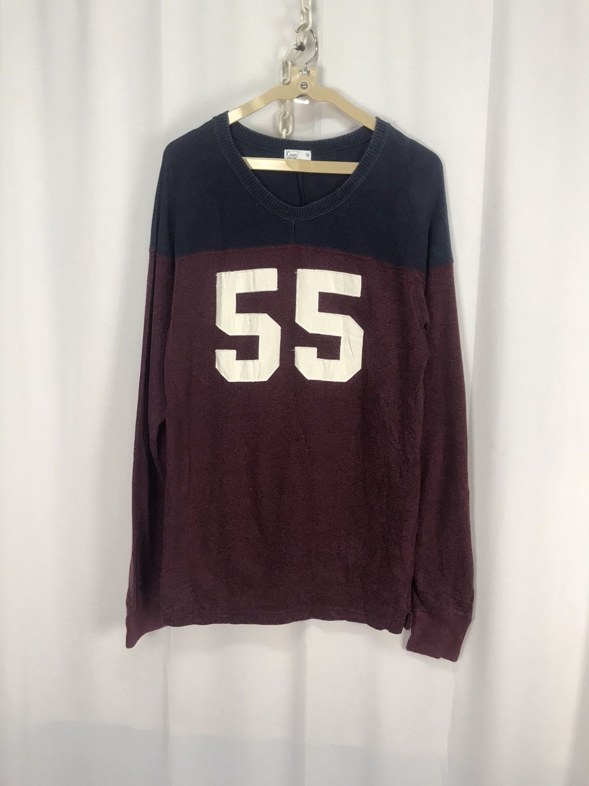 Japanese Brand Coen embroidered 55 sweatshirt Size US M / EU 48-50 / 2 - 6 Thumbnail