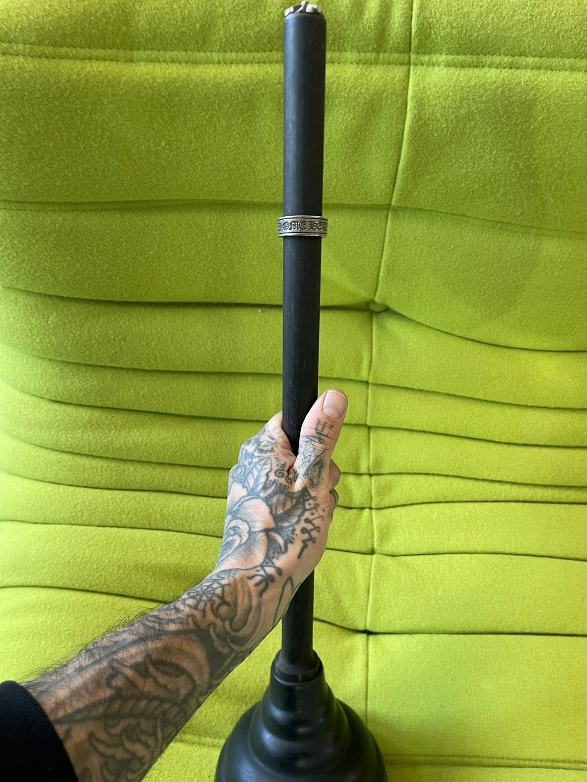 Chrome Hearts CHROME HEARTS EBONY / SILVER PLUNGER 4Gseller Size ONE SIZE - 4 Thumbnail