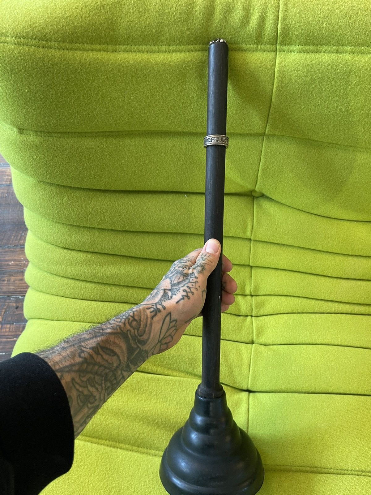 Chrome Hearts CHROME HEARTS EBONY / SILVER PLUNGER 4Gseller Size ONE SIZE - 5 Thumbnail