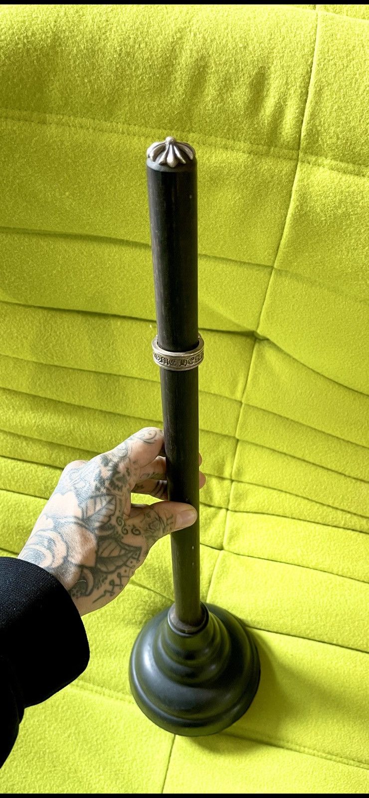 Chrome Hearts CHROME HEARTS EBONY / SILVER PLUNGER 4Gseller Size ONE SIZE - 2 Thumbnail