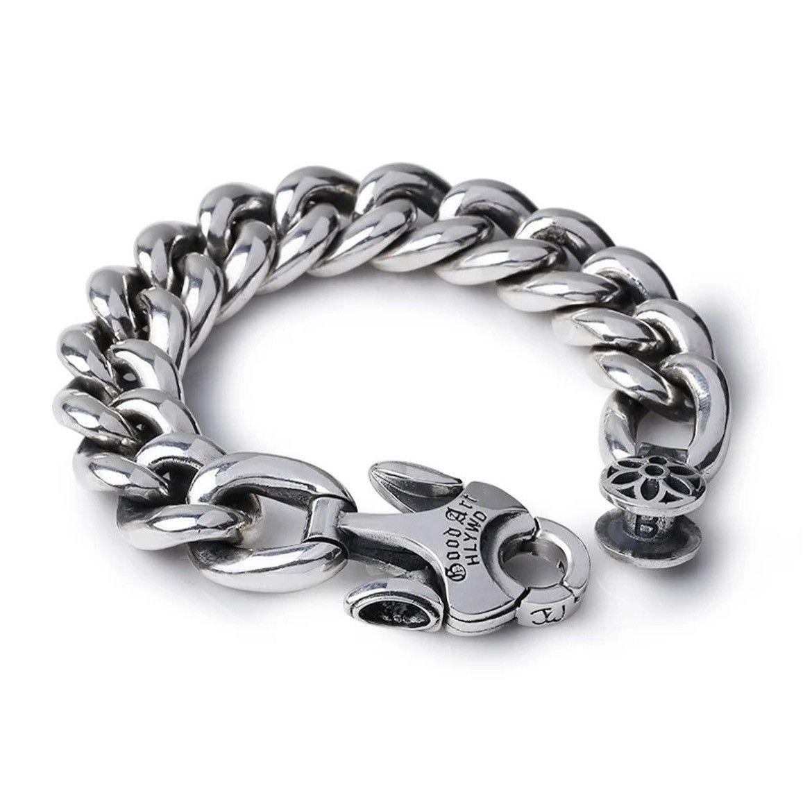 Other 20 cm Length Blossom Cuban Chain bracelet Size ONE SIZE - 1 Thumbnail