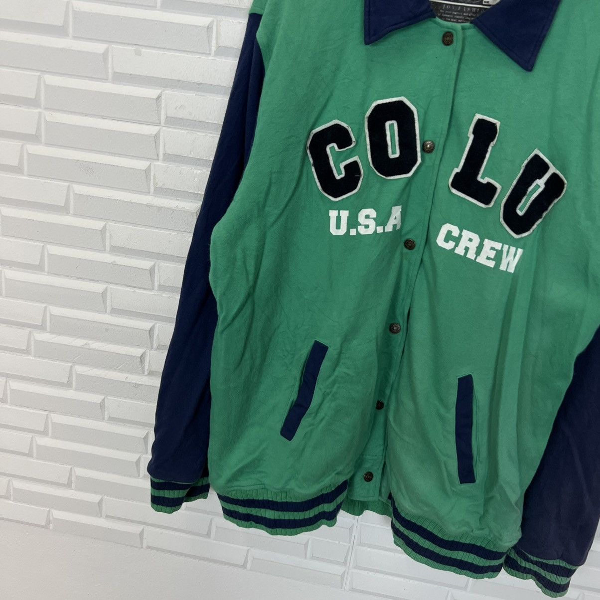 Japanese Brand CO & LU VARSITY JACKET BIG LOGO STREETWEAR STYLE FASHION Size US M / EU 48-50 / 2 - 4 Thumbnail