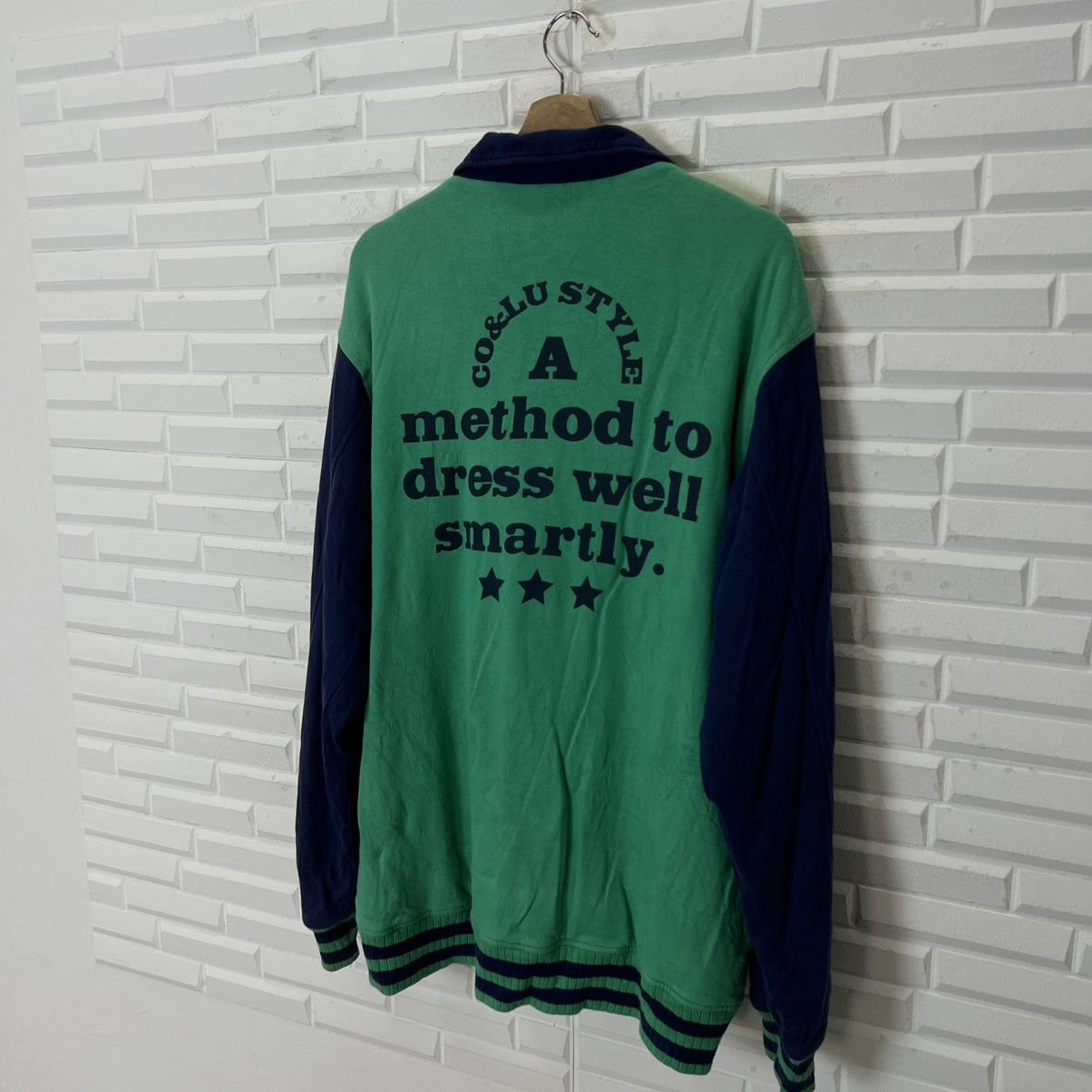 Japanese Brand CO & LU VARSITY JACKET BIG LOGO STREETWEAR STYLE FASHION Size US M / EU 48-50 / 2 - 10 Thumbnail