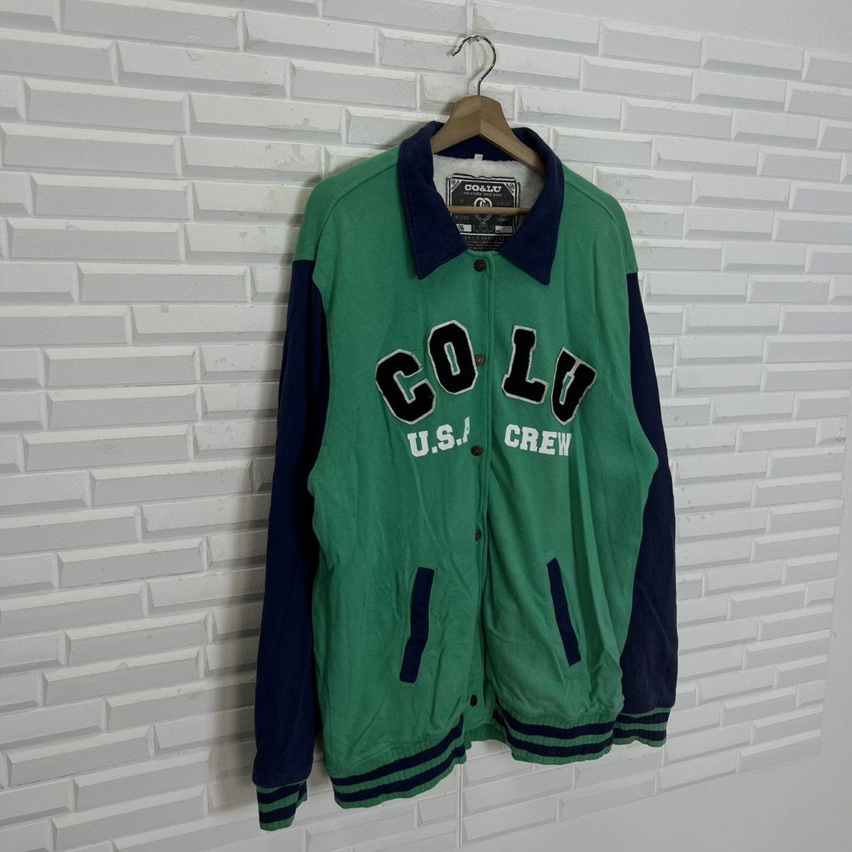 Japanese Brand CO & LU VARSITY JACKET BIG LOGO STREETWEAR STYLE FASHION Size US M / EU 48-50 / 2 - 5 Thumbnail
