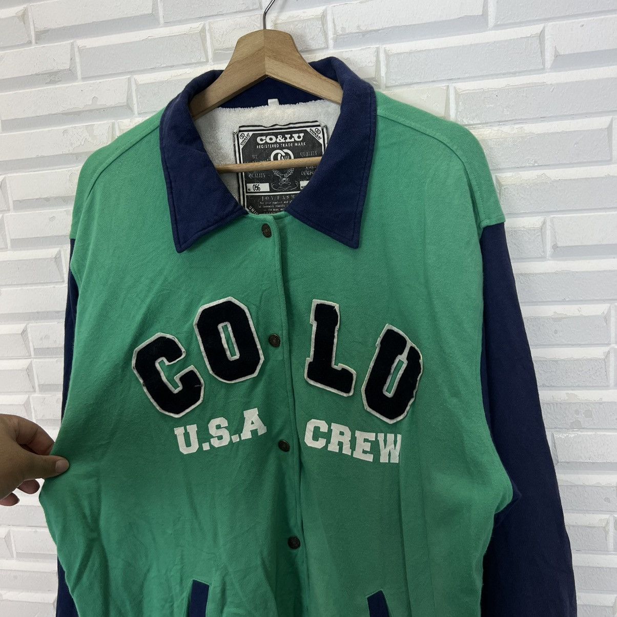 Japanese Brand CO & LU VARSITY JACKET BIG LOGO STREETWEAR STYLE FASHION Size US M / EU 48-50 / 2 - 6 Thumbnail